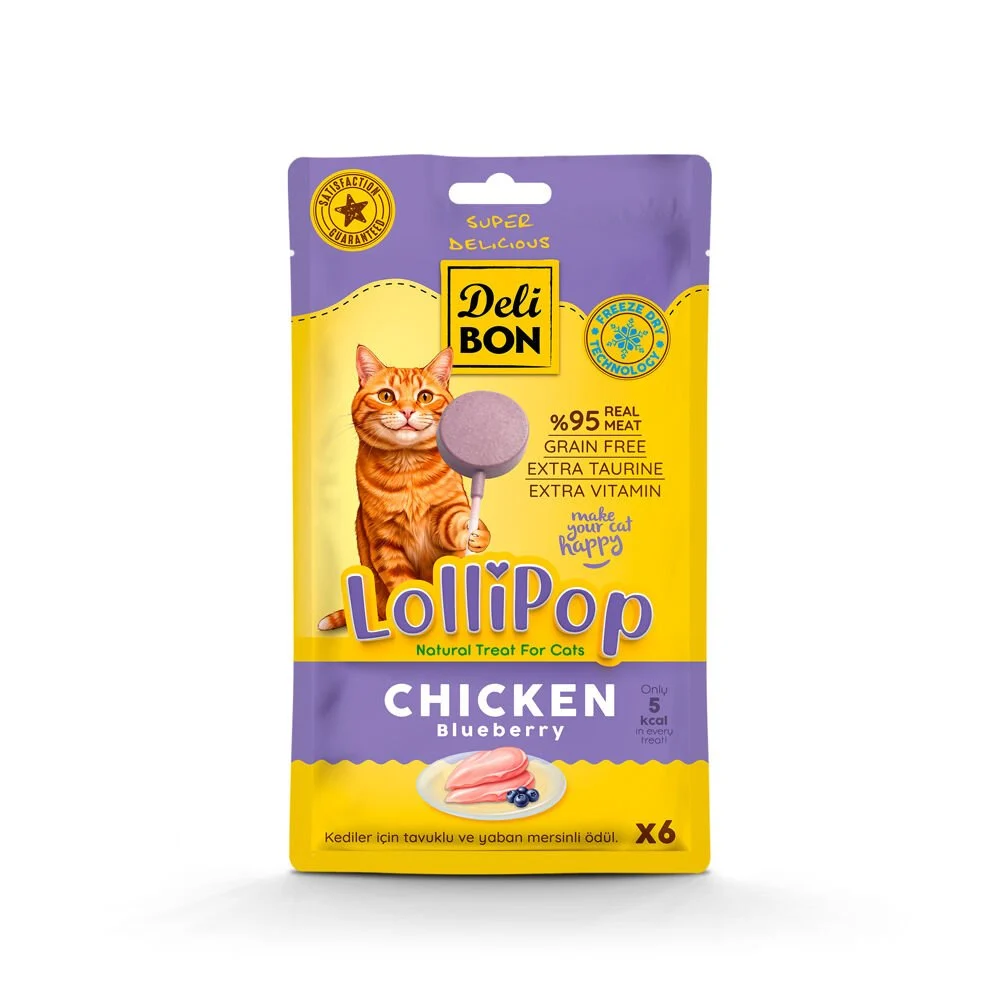 Delibon Lolipop Kedi Ödül Maması 6 Adet